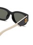 细节 - 点击放大 - GUCCI - Recycled Acetate Oval Sunglasses