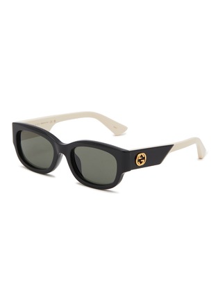 首图 - 点击放大 - GUCCI - Recycled Acetate Oval Sunglasses