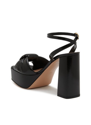  - GIANVITO ROSSI - Paradì 70 Platform Leather Sandals