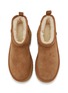 细节 - 点击放大 - UGG - Classic Ultra Mini New Heights Suede Ankle Boots