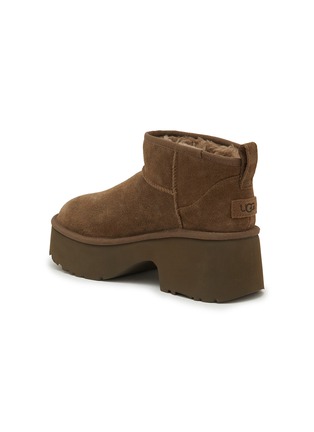  - UGG - Classic Ultra Mini New Heights Suede Ankle Boots