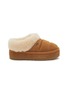 首图 - 点击放大 - UGG - Tazzlita Slip On Suede Platform Slides