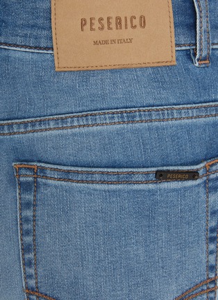  - PESERICO - Flared Leg Washed Jeans