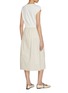 背面 - 点击放大 - PESERICO - Bi-fabric Drawstring Dress
