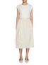 首图 - 点击放大 - PESERICO - Bi-fabric Drawstring Dress