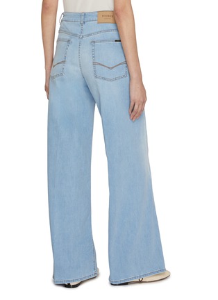 背面 - 点击放大 - PESERICO - Wide Leg Washed Jeans
