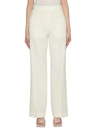 首图 - 点击放大 - FABIANA FILIPPI - Straight Leg Wool Linen Pants