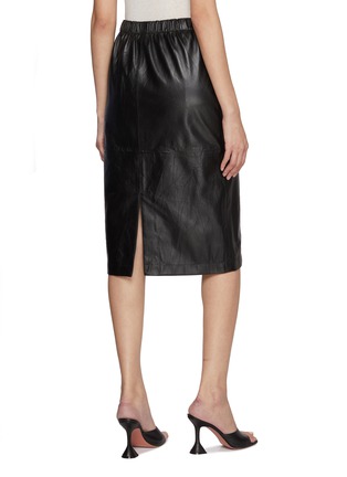 背面 - 点击放大 - FABIANA FILIPPI - Elastic Waist Leather Midi Skirt