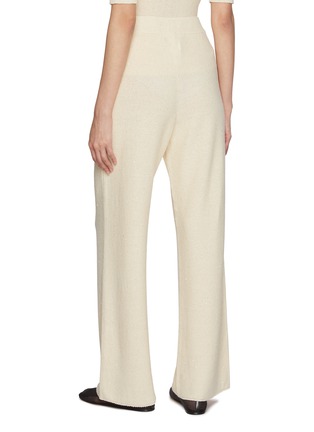 背面 - 点击放大 - FABIANA FILIPPI - Sequin Cotton Linen Knit Pants