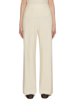 首图 - 点击放大 - FABIANA FILIPPI - Sequin Cotton Linen Knit Pants