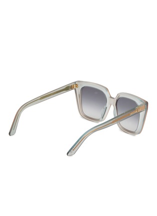 模特儿示范图 - 点击放大 - DIOR - Diormidnight S1I Acetate Square Sunglasses