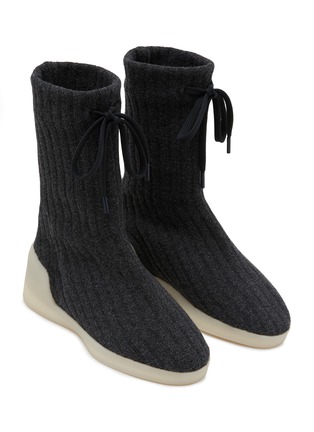 细节 - 点击放大 - FEAR OF GOD SHOES - Moc Knit Wool Women's Sneakers