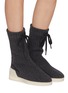 模特儿示范图 - 点击放大 - FEAR OF GOD SHOES - Moc Knit Wool Women's Sneakers