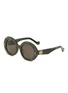 首图 - 点击放大 - LOEWE - Anagram Acetate Round Sunglasses