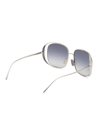 模特儿示范图 - 点击放大 - LOEWE - Metal Square Sunglasses