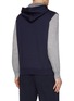 背面 - 点击放大 - BRUNELLO CUCINELLI - Sleeveless Zip Up Cotton Blend Hoodie