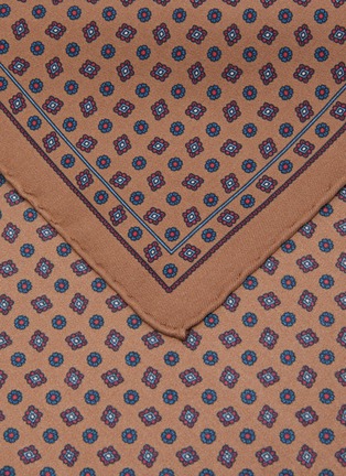 细节 - 点击放大 - STEFANOBIGI MILANO - Silk Jacquard Pocket Square