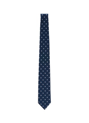 细节 - 点击放大 - STEFANOBIGI MILANO - Geometric Jacquard Silk Tie