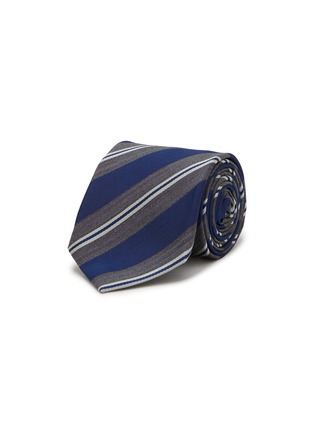 首图 - 点击放大 - STEFANOBIGI MILANO - Stripe Silk Jaquard Tie