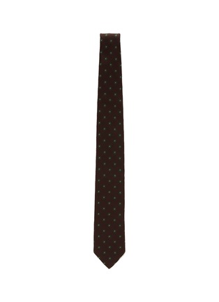 细节 - 点击放大 - STEFANOBIGI MILANO - Silk Floral Jacquard Tie