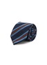 首图 - 点击放大 - STEFANOBIGI MILANO - Stripes Silk Oxford Tie