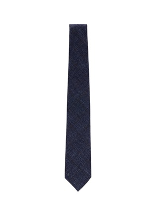 细节 - 点击放大 - STEFANOBIGI MILANO - Mixed Wool Prince of Wales Jacquard Tie