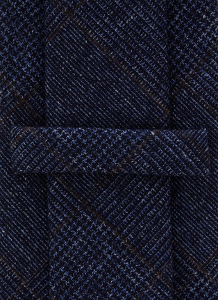 细节 - 点击放大 - STEFANOBIGI MILANO - Mixed Wool Prince of Wales Jacquard Tie