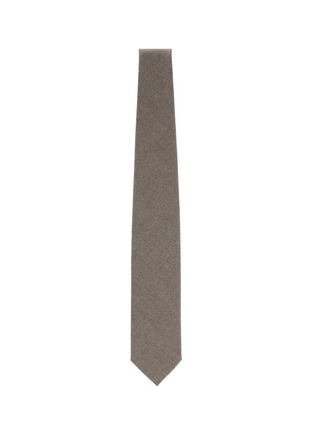 细节 - 点击放大 - STEFANOBIGI MILANO - Flanella Wool Tie