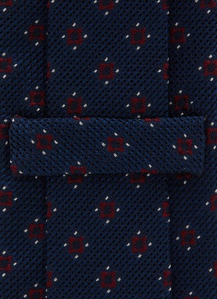 细节 - 点击放大 - STEFANOBIGI MILANO - Floral Silk Granadine Tie