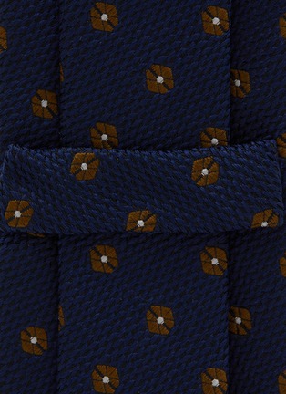 细节 - 点击放大 - STEFANOBIGI MILANO - Silk Floral Jacquard Tie