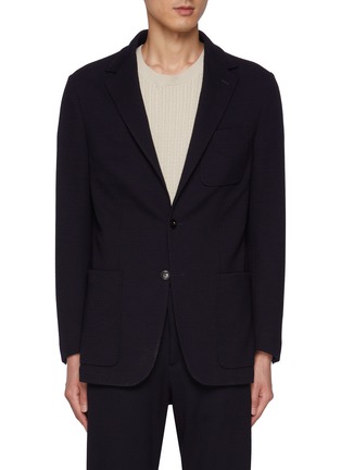 首图 - 点击放大 - CANALI - Single Breasted Jersey Blazer