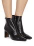 模特儿示范图 - 点击放大 - SAM EDELMAN - Saige 2 70 Patent Leather Booties