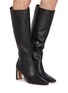 模特儿示范图 - 点击放大 - SAM EDELMAN - Sylvia 70 Leather Tall Boots