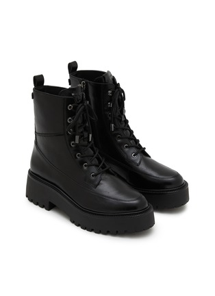 细节 - 点击放大 - SAM EDELMAN - Elliot Polished Leather Combat Boots