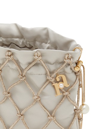 细节 - 点击放大 - ROSANTICA - Selene Capri Crystal Faux Pearl Crossbody Bag