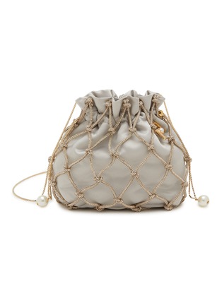 首图 - 点击放大 - ROSANTICA - Selene Capri Crystal Faux Pearl Crossbody Bag