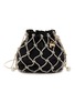 首图 - 点击放大 - ROSANTICA - Selene Capri Crystal Faux Pearl Crossbody Bag