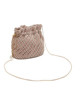 细节 - 点击放大 - ROSANTICA - Selene Bridget Crystal Faux Pearl Crossbody Bag