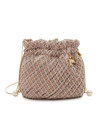 首图 - 点击放大 - ROSANTICA - Selene Bridget Crystal Faux Pearl Crossbody Bag