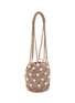 细节 - 点击放大 - ROSANTICA - Small Capri Ostrica Faux Pearl Crystal Embellished Bucket Pouch