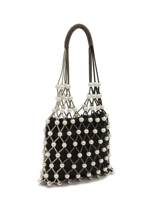 细节 - 点击放大 - ROSANTICA - Ostrica Faux Pearl Crystal Embellished Bag