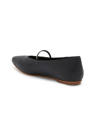  - PEDRO GARCÍA - Tila Crystal Trimmed Leather Ballerina Flats