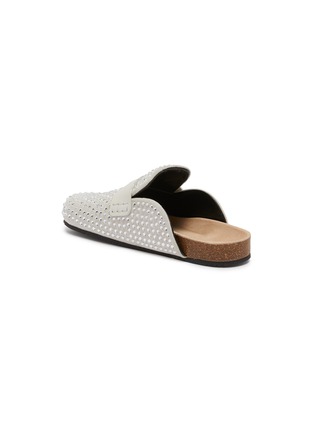  - JW ANDERSON - Strass Embellished Suede Loafer Mules