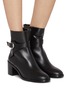 模特儿示范图 - 点击放大 - STUART WEITZMAN - Esme 60 Leather Booties