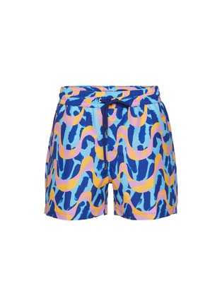 首图 - 点击放大 - FRESCOBOL CARIOCA - x John Booth Capsule drawstring Sport Swim Shorts