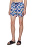 模特儿示范图 - 点击放大 - FRESCOBOL CARIOCA - x John Booth Capsule drawstring Sport Swim Shorts