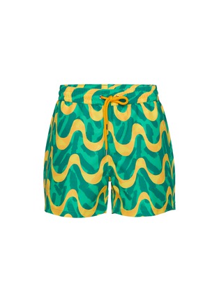 首图 - 点击放大 - FRESCOBOL CARIOCA - x John Booth Capsule drawstring Sport Swim Shorts