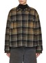 首图 - 点击放大 - JUUN.J - Tartan Denim Cuff Cotton Shirt Jacket
