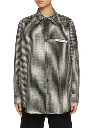 首图 - 点击放大 - KIMHĒKIM - Checkered Wool Shirt