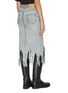 背面 - 点击放大 - WE11DONE - Extreme Distressed Light Wash Denim Skirt